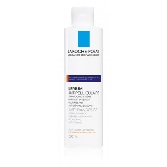 La Roche-Posay Kerium шампунь против сухой перхоти 200ml La Roche-Posay Kerium шампунь против сухой перхоти 200ml