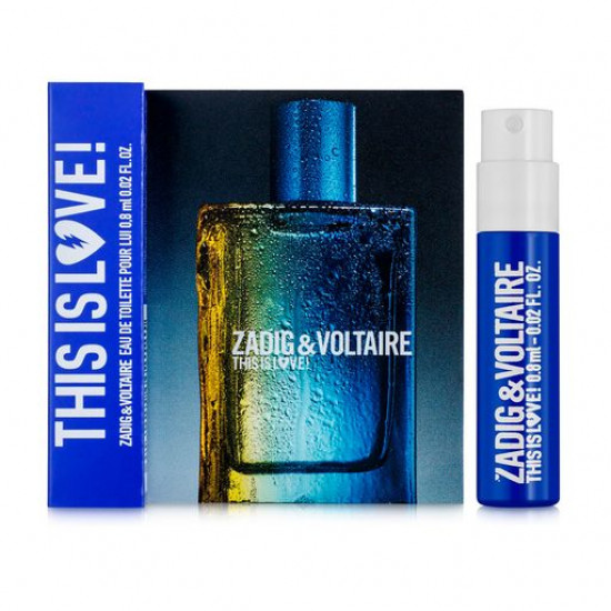 Zadig & Voltaire This is Love Pour Lui Туалетная вода мужская, 0.8 мл (пробник)
Zadig & Voltaire This is Love Pour Lui Туалетная вода мужская, 0.8 мл (пробник)