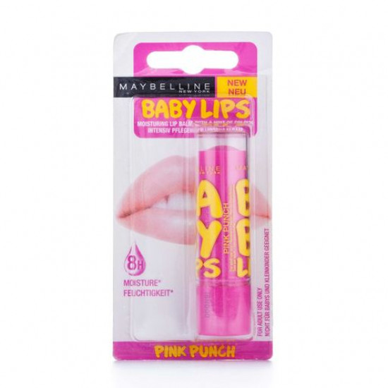 Бальзам для губ Maybelline New York Baby Lips Розовый пунш, 4.4г
Бальзам для губ Maybelline New York Baby Lips Розовый пунш, 4.4г