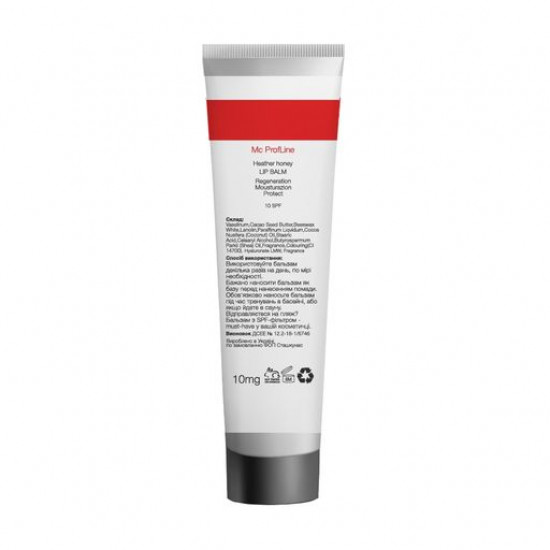 Бальзам для губ Miss Claire MC Profline Heather Honey Lip Balm SPF 10 Вересковый мед, 10 г
Бальзам для губ Miss Claire MC Profline Heather Honey Lip Balm SPF 10 Вересковый мед, 10 г