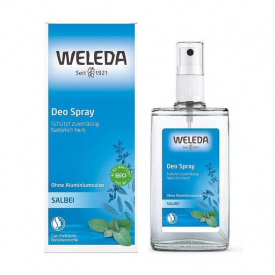 Дезодорант для тела Weleda Sage Deo Spray Шалфей, женский, 100 мл
Дезодорант для тела Weleda Sage Deo Spray Шалфей, женский, 100 мл