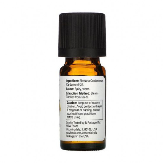 Эфирное масло Now Foods Essential Oils 100% Pure Cardamom Oil Масло кардамона, 10 мл
Эфирное масло Now Foods Essential Oils 100% Pure Cardamom Oil Масло кардамона, 10 мл