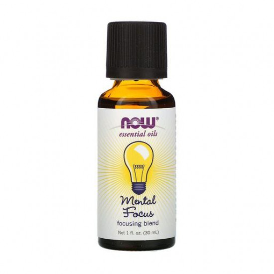 Эфирное масло Now Foods Essential Oils Mental Focus Бодрящая смесь, 30 мл
Эфирное масло Now Foods Essential Oils Mental Focus Бодрящая смесь, 30 мл