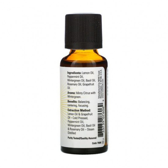 Эфирное масло Now Foods Essential Oils Mental Focus Бодрящая смесь, 30 мл
Эфирное масло Now Foods Essential Oils Mental Focus Бодрящая смесь, 30 мл