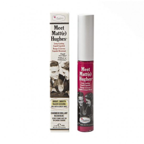 Жидкая матовая помада theBalm Meet Matt(e) Hughes Long-Lasting Liquid Lipstick, Sentimental, 7.4 мл
Жидкая матовая помада theBalm Meet Matt(e) Hughes Long-Lasting Liquid Lipstick, Sentimental, 7.4 мл