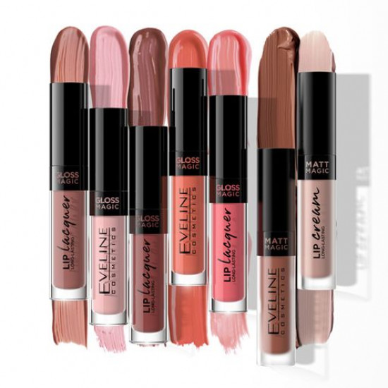 Жидкая помада для губ Eveline Cosmetics Gloss Magic Lip Lacquer 26, 4.5 мл
Жидкая помада для губ Eveline Cosmetics Gloss Magic Lip Lacquer 26, 4.5 мл