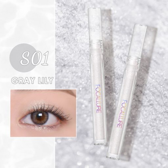 Жидкие тени для век Focallure Glittering Liquid Eyeshadow с блестками S01, 1.5 мл
Жидкие тени для век Focallure Glittering Liquid Eyeshadow с блестками S01, 1.5 мл