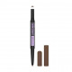 Олівець-тіні для брів Maybelline New York Express Brow Satin Duo 02 Medium Brown, 0.71 г Олівець-тіні для брів Maybelline New York Express Brow Satin Duo 02 Medium Brown, 0.71 г