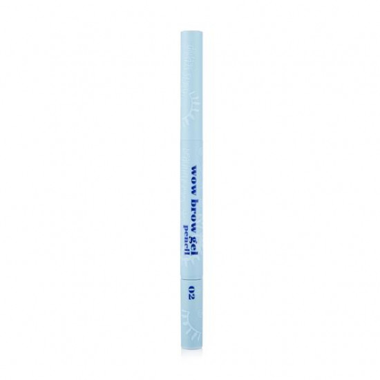 Олівець і гель для брів GlamBee Brow Pencil&Gel 02, 0.6 г