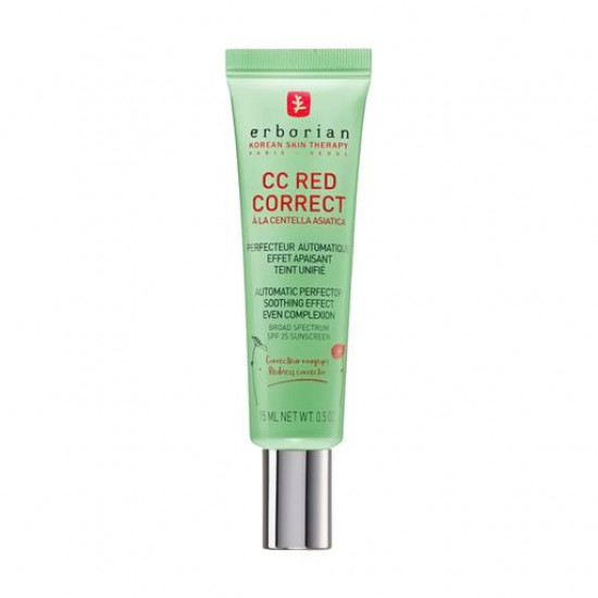 Корректирующий крем для лица Erborian СС Red Correct, 15 мл
Корректирующий крем для лица Erborian СС Red Correct, 15 мл