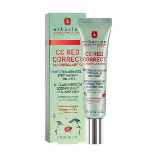 Корректирующий крем для лица Erborian СС Red Correct, 15 мл
Корректирующий крем для лица Erborian СС Red Correct, 15 мл