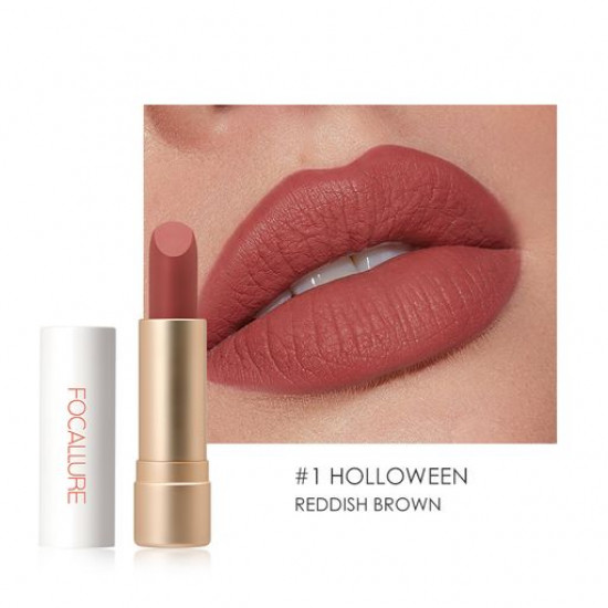 Матовая помада для губ Focallure StayMax Powder Matte Lipstick 01 Holloween, 3.6 г
Матовая помада для губ Focallure StayMax Powder Matte Lipstick 01 Holloween, 3.6 г