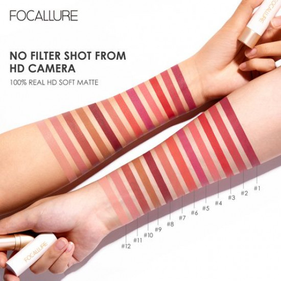 Матовая помада для губ Focallure StayMax Powder Matte Lipstick 01 Holloween, 3.6 г
Матовая помада для губ Focallure StayMax Powder Matte Lipstick 01 Holloween, 3.6 г