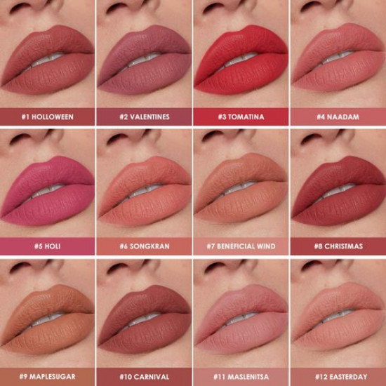 Матовая помада для губ Focallure StayMax Powder Matte Lipstick 01 Holloween, 3.6 г
Матовая помада для губ Focallure StayMax Powder Matte Lipstick 01 Holloween, 3.6 г