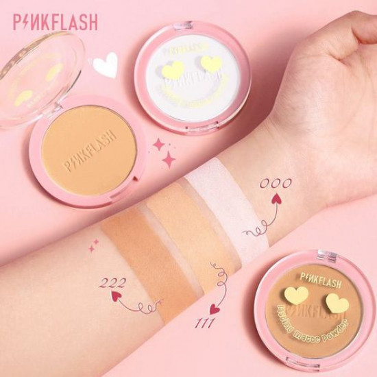 Матовая пудра для лица Pinkflash Lasting Matte Pressed Powder 000, 5.8 г
Матовая пудра для лица Pinkflash Lasting Matte Pressed Powder 000, 5.8 г