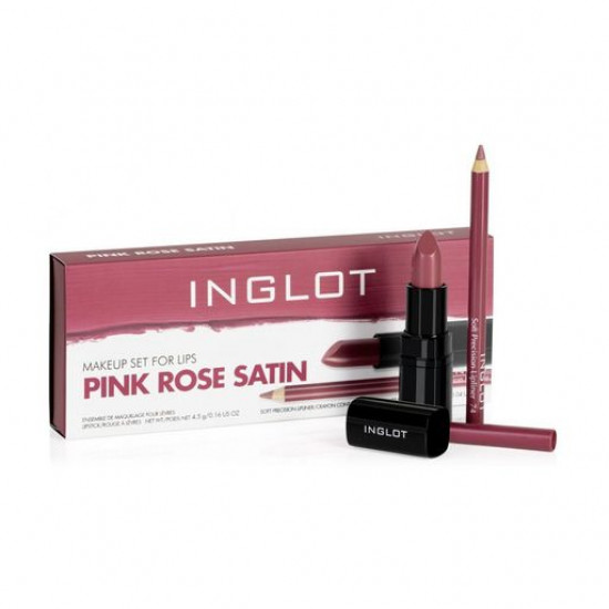 Набор Inglot Makeup Set For Lips Rose Satin (губная помада, 4.5 г + карандаш для губ, 1.13 г)
Набор Inglot Makeup Set For Lips Rose Satin (губная помада, 4.5 г + карандаш для губ, 1.13 г)