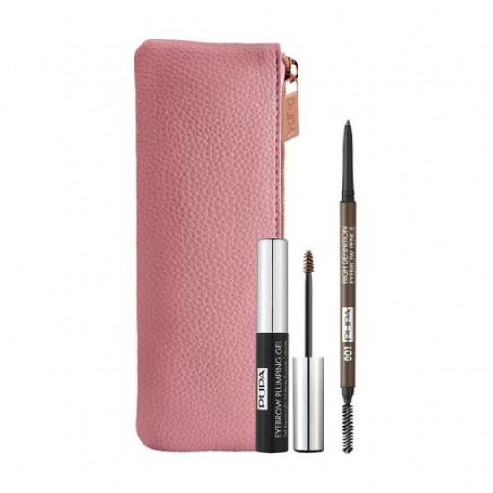 Набір для брів Pupa Eyebrow Definition Kit 001 Blonde (олівець для брів, 0.09 г + гель для брів, 4 мл + косметичка) Набір для брів Pupa Eyebrow Definition Kit 001 Blonde (олівець для брів, 0.09 г + гель для брів, 4 мл + косметичка)