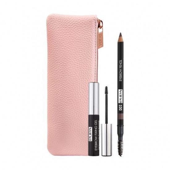 Набір для брів Pupa Eyebrow Essential Kit 002 Brown (олівець для брів, 1.08 г + гель для брів, 4 мл + косметичка) Набір для брів Pupa Eyebrow Essential Kit 002 Brown (олівець для брів, 1.08 г + гель для брів, 4 мл + косметичка)