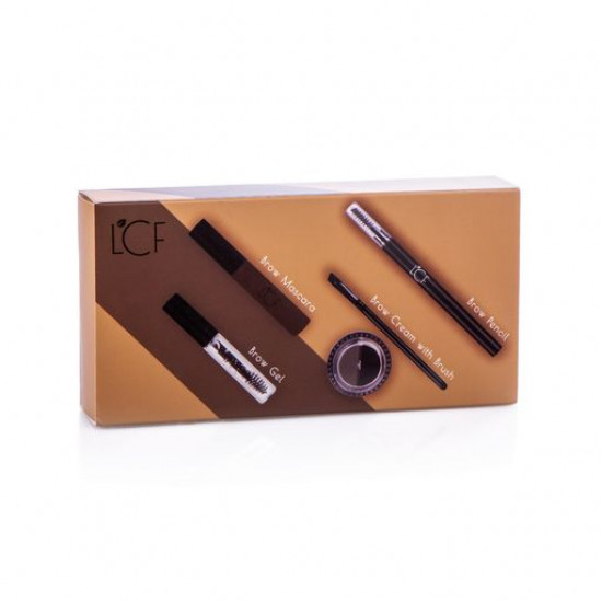 Набір для моделювання брів LCF 2 Dark Brown, 5 одиниць Набір для моделювання брів LCF 2 Dark Brown, 5 одиниць