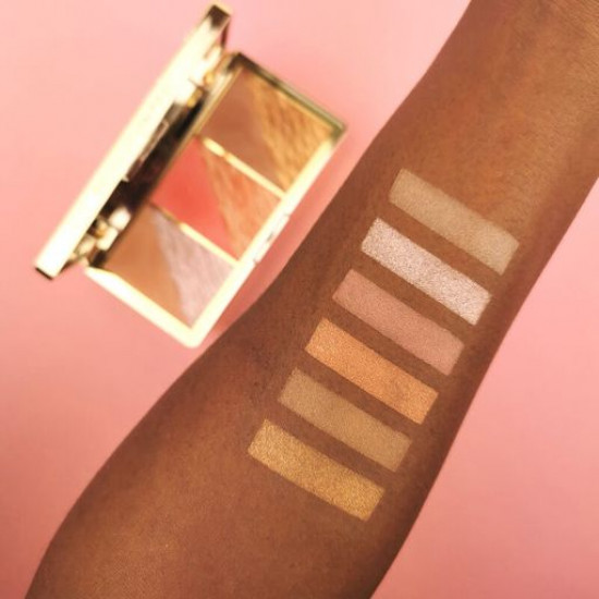 Палетка для макіяжу обличчя Revolution Pro Crystal Luxe Face Palette Peach Royale, 8.4 г Палетка для макіяжу обличчя Revolution Pro Crystal Luxe Face Palette Peach Royale, 8.4 г