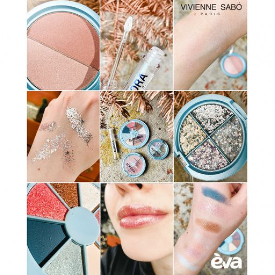 Палетка гліттерів для макіяжу Vivienne Sabo Aurora Borealis Glitter Palette 01, 1.6 г Палетка гліттерів для макіяжу Vivienne Sabo Aurora Borealis Glitter Palette 01, 1.6 г