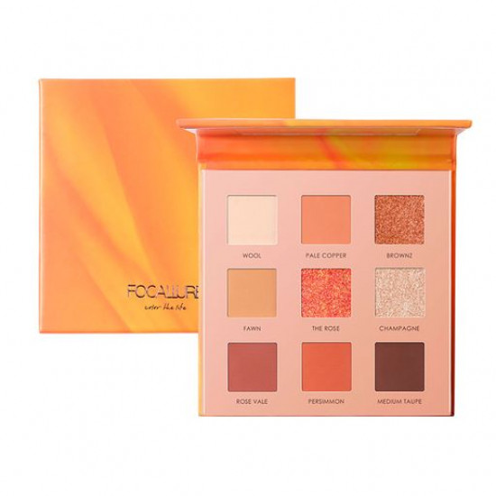 Палетка тіней для повік Focallure Colour The Life Eyeshadow Palette, 01 Ring The Alarm, 11.25 г Палетка тіней для повік Focallure Colour The Life Eyeshadow Palette, 01 Ring The Alarm, 11.25 г