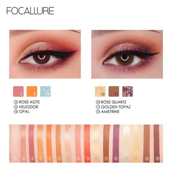 Палетка теней для век Focallure Eyeshadow Palette Crystal Impressionism Collection, 16.64 г
Палетка теней для век Focallure Eyeshadow Palette Crystal Impressionism Collection, 16.64 г