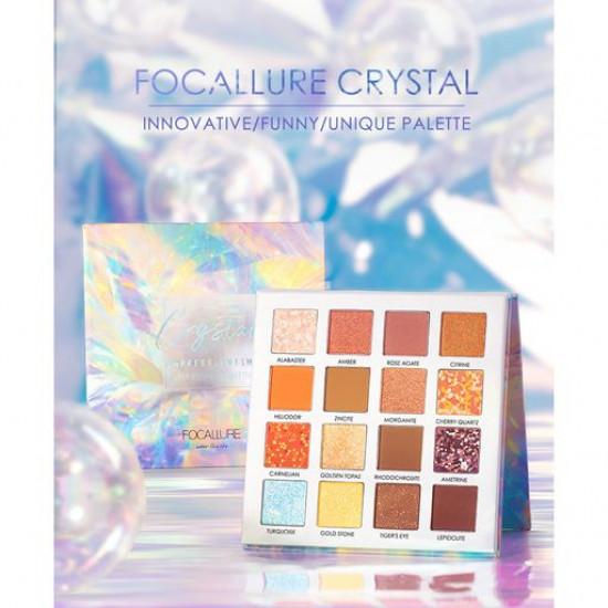 Палетка теней для век Focallure Eyeshadow Palette Crystal Impressionism Collection, 16.64 г
Палетка теней для век Focallure Eyeshadow Palette Crystal Impressionism Collection, 16.64 г
