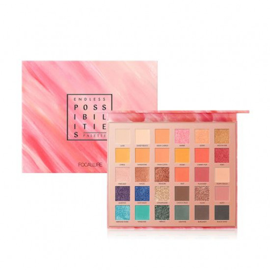 Палетка теней для век Focallure Eyeshadow Palette Endless Possibilities, 39 г
Палетка теней для век Focallure Eyeshadow Palette Endless Possibilities, 39 г