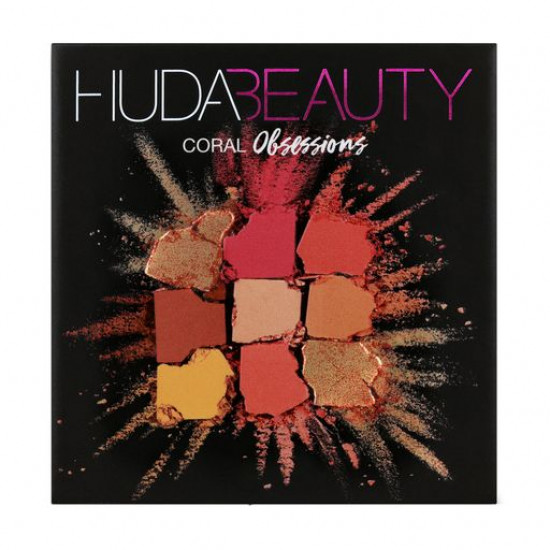 Палетка теней для век Huda Beauty Obsessions Eyeshadow Palette, Coral, 10 г
Палетка теней для век Huda Beauty Obsessions Eyeshadow Palette, Coral, 10 г