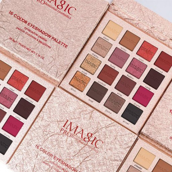 Палетка тіней для повік Imagic Charm 16 Color Eyeshadow Palette, EY-318, 28.8 г Палетка тіней для повік Imagic Charm 16 Color Eyeshadow Palette, EY-318, 28.8 г