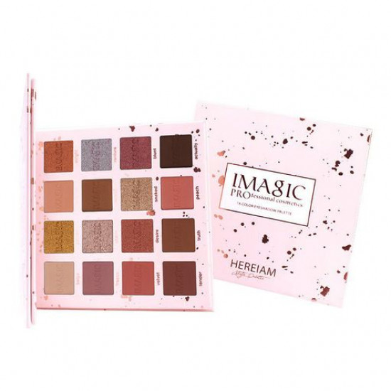 Палетка тіней для повік Imagic Pink Pop 16 Color Eyeshadow Palette, EY-327, 22.8 г Палетка тіней для повік Imagic Pink Pop 16 Color Eyeshadow Palette, EY-327, 22.8 г