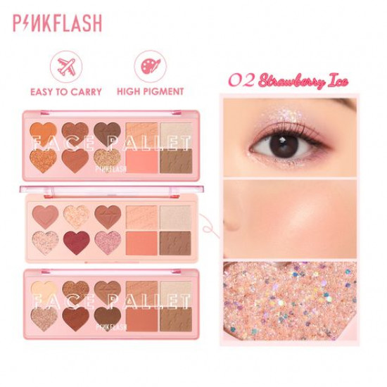 
      Палетка теней для век Pinkflash Multi Face Palette 1, 13.2 г
    