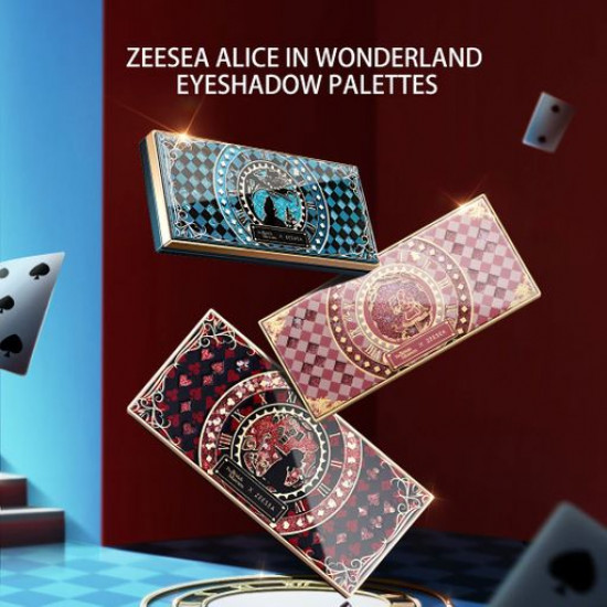 Палетка теней для век Zeesea Alice In Wonderland Eyeshadow Palettes, 01 Queen of Hearts, 227 г
Палетка теней для век Zeesea Alice In Wonderland Eyeshadow Palettes, 01 Queen of Hearts, 227 г