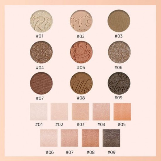 Палетка теней для век Zeesea Nine-Color Stunning Crystal Eyeshadow Palette, Caramel Chestnut, 8.4 г
Палетка теней для век Zeesea Nine-Color Stunning Crystal Eyeshadow Palette, Caramel Chestnut, 8.4 г