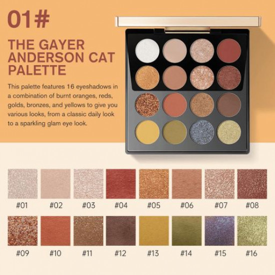 Палетка теней для век Zeesea X The British Museum Enchanting Egypt Eyeshadow Palette, 01 The Gayer Anderson Cat, 20 г
Палетка теней для век Zeesea X The British Museum Enchanting Egypt Eyeshadow Palette, 01 The Gayer Anderson Cat, 20 г