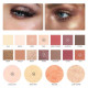 Палетка тіней для повік + хайлайтери Focallure Focal Your Eyes On Me Shadow Palette, 28 г Палетка тіней для повік + хайлайтери Focallure Focal Your Eyes On Me Shadow Palette, 28 г