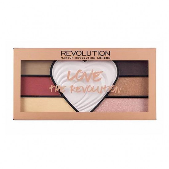 Палетка теней и хайлайтер для век Makeup Revolution Love the Revolution Palette, 21 г
Палетка теней и хайлайтер для век Makeup Revolution Love the Revolution Palette, 21 г