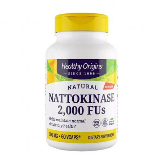 Пищевая добавка в капсулах Healthy Origins Nattokinase 2000 FU's Наттокиназа 100 мг, 60 шт
Пищевая добавка в капсулах Healthy Origins Nattokinase 2000 FU's Наттокиназа 100 мг, 60 шт