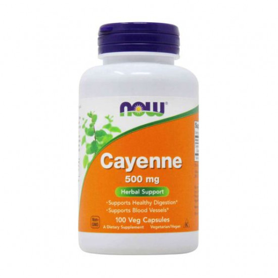 Пищевая добавка в капсулах Now Foods Cayenne Кайенский перец, 500 мг, 100 шт
Пищевая добавка в капсулах Now Foods Cayenne Кайенский перец, 500 мг, 100 шт