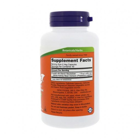 Пищевая добавка в капсулах Now Foods Phase 2 White Kidney Beans Extract Фаза 2 Белая Фасоль 500 мг, 120 шт
Пищевая добавка в капсулах Now Foods Phase 2 White Kidney Beans Extract Фаза 2 Белая Фасоль 500 мг, 120 шт