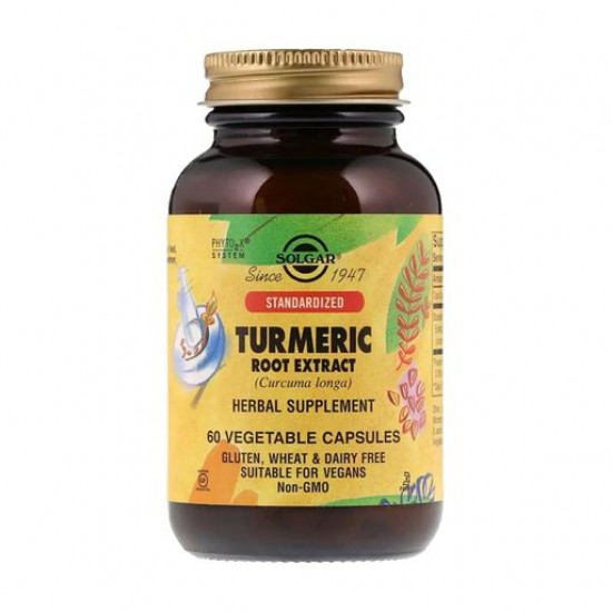 Пищевая добавка в капсулах Solgar Turmeric Root Extract Куркума экстракт (корень), 60 шт
Пищевая добавка в капсулах Solgar Turmeric Root Extract Куркума экстракт (корень), 60 шт