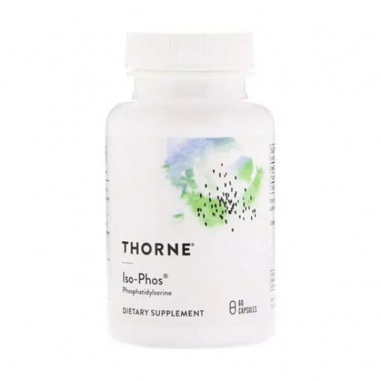 Пищевая добавка в капсулах Thorne Research Iso-Phos Phosphatidylserine Изолят фосфатидилсерина, 60 шт
Пищевая добавка в капсулах Thorne Research Iso-Phos Phosphatidylserine Изолят фосфатидилсерина, 60 шт