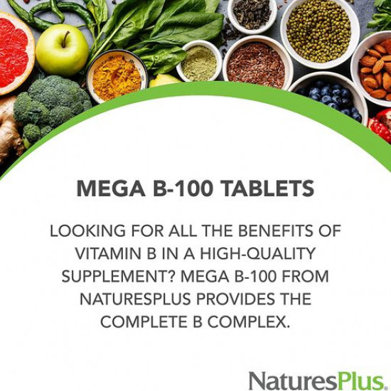 Пищевая добавка витамины в таблетках NaturesPlus Mega B-100 В-Комплекс с замедленным высвобождением, 60 шт
Пищевая добавка витамины в таблетках NaturesPlus Mega B-100 В-Комплекс с замедленным высвобождением, 60 шт