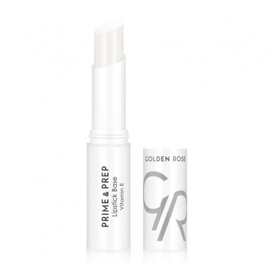 Помада-основа для макіяжу губ Golden Rose Prime & Prep Lipstick Base з вітаміном E, 3 г Помада-основа для макіяжу губ Golden Rose Prime & Prep Lipstick Base з вітаміном E, 3 г
