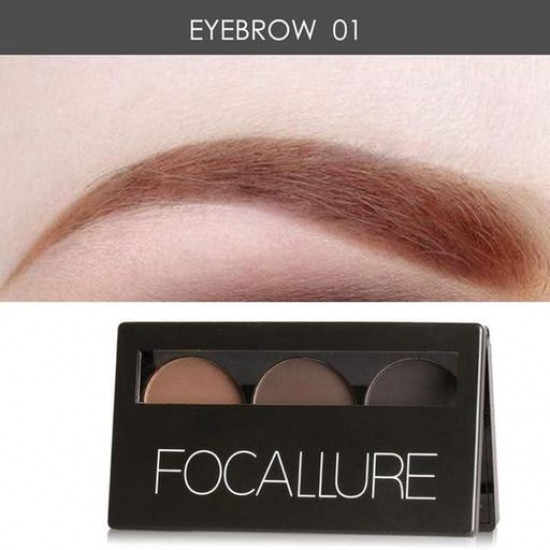 Пудра бля брів Focallure Eyebrow Powder 01, 5.8 г Пудра бля брів Focallure Eyebrow Powder 01, 5.8 г