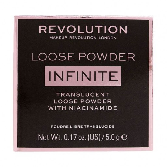Рассыпчатая пудра для лица Makeup Revolution Conceal & Define Infinite, Translucent, 5 г
Рассыпчатая пудра для лица Makeup Revolution Conceal & Define Infinite, Translucent, 5 г