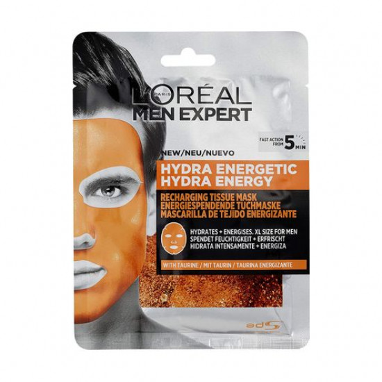 Тканевая маска для кожи лица L'Oreal Paris Men Expert Hydra Energetic для мужчин, 30 г
Тканевая маска для кожи лица L'Oreal Paris Men Expert Hydra Energetic для мужчин, 30 г