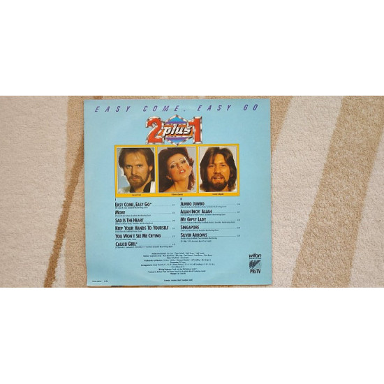 2 plus 1 (Easy Come, Easy Go) 1980 (LP) 12. Vinyl. Пластинка. Poland 2 plus 1 (Easy Come, Easy Go) 1980 (LP) 12. Vinyl. Пластинка. Poland