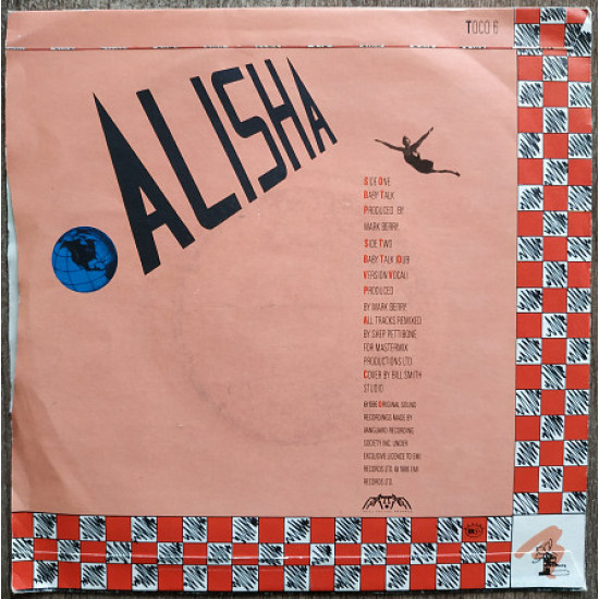 Alisha Baby Talk EMI 7 LP Record Vinyl single Аліша Енн Іткін